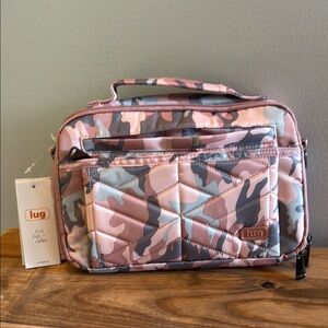 Lug Scoop 2 Rose Camo Quilted Crossbody